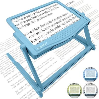 Folding Handheld Magnifying Glass with Light, 3X Large Rectangle Reading  Magnifier with Dimmable LED for Seniors with Macular Degeneration,  Newspaper, Books, Small Print, Lighted Gift for Low Visions - Yahoo Shopping