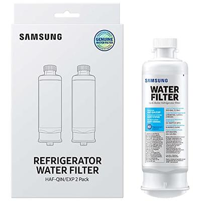 SAMSUNG Genuine Filter for Refrigerator Water and Ice, Carbon Block  Filtration, Reduces 99% of Harmful Contaminants for Clean, Clear Drinking  Water
