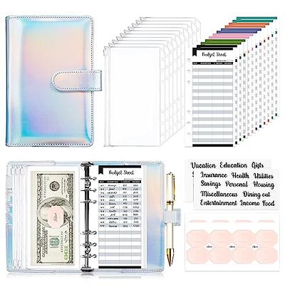 A6 Budget Binder With Zipper Envelopes, Budget Planner Book Money