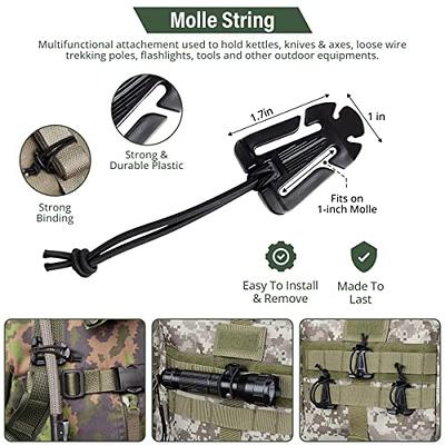 CAT Outdoors MOLLE Straps with Snaps for Backpack - MOLLE Attachment Straps  - MOLLE Webbing Accessories - MOLLE connectors - MOLLE Pack Straps 