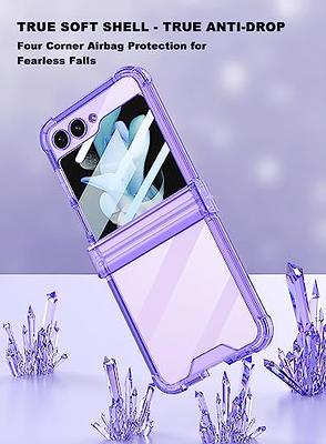 Qoosea for Samsung Galaxy Z Flip 5 Case with Ring Crystal Clear Thin  Lightweight Anti-Yellowing Scratchproof Full Protective Case for Samsung  Galaxy Z Flip 5 5G (Clear) - Yahoo Shopping