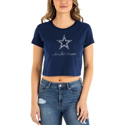 47 Women's '47 Navy New England Patriots Phoenix V-Neck T-Shirt