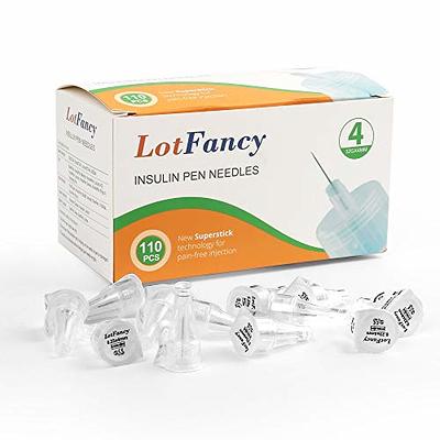 LotFancy Insulin Pen Needles, Pack of 210, 4mm x 32G (5/32”), Diabetic Pen  Needles for Insulin Injections, Comfortable Insulin Injection - Yahoo  Shopping