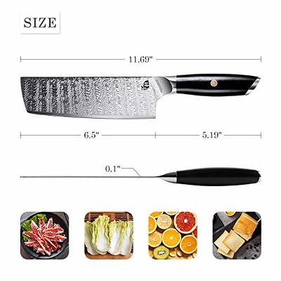 hecef Silver Kitchen knife set of 5, Satin Finish Blade with Hollow Handle,  includes 8 Chef, 8 Bread, 8 Santoku, 5 Utility and 3.5 paring knife -  Yahoo Shopping