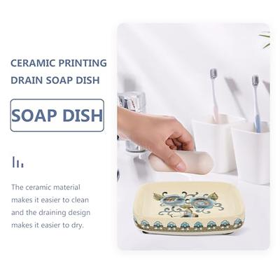 Soap Dishes Bathroom Decorative  Sponge Soap Dishes Holder Tray