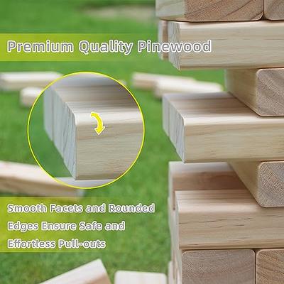 Hey! Play! Nontraditional Giant Wooden Blocks Tower Stacking Game : Target