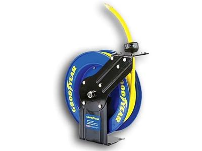 Goodyear 300 PSI 3/8 OD x 50' Industrial Retractable Rubber Air Hose Reel New L815153G