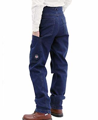 Denim Leggings - Thermal Fleece Denim Jeggings, High Waist