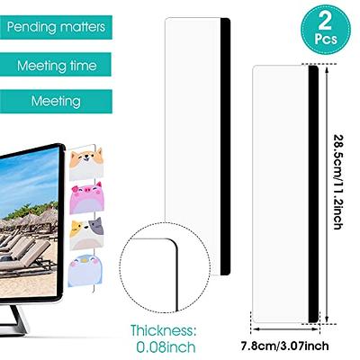 2Pcs Monitor Memo Board - Computer Message Board for Office Desk