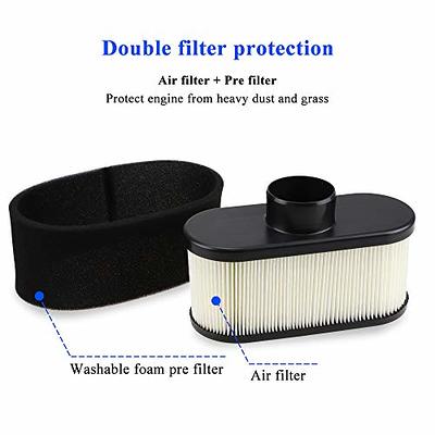 Ferilter 11013-0752 Air Filter with 11013-7046 Pre Filter for Kawasaki  11013-7049 FR730V FR691V FR651V Engine Air Cleaner, Air Filter for Lawn  Mower Tractor– 2 Pack - Yahoo Shopping