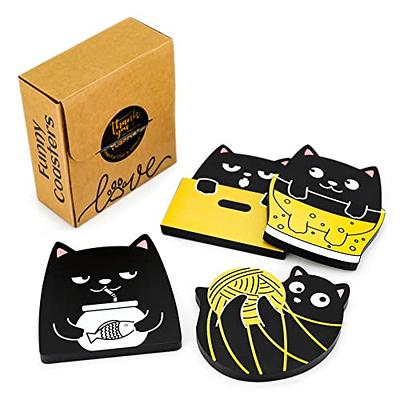 Thirstystone Cat Coasters Brand New Set Cat Coasters