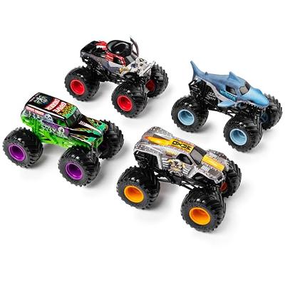 Monster Jam, Grave Digger Retro 1:24 Scale Die-Cast Monster Truck, Girl and  Boy Toys