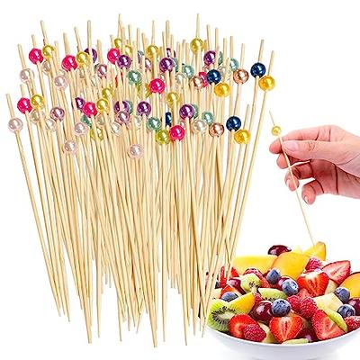 Flower Toothpicks, 100Pcs Rose Flower Fancy Toothpicks for Appetizers,4.7  Inch Long Bamboo Cocktail Picks Food Fruit Drinks Decorative Skewer Sticks  for Bridal Shower Wedding Valentines (pink) - Yahoo Shopping