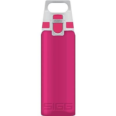 Takeya Tritan Spout Water Bottles, 18 Oz, Breezy Blue/Flutter Pink, Pack Of  2 Bottles