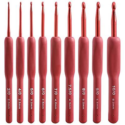 9 Pieces Crochet Hooks Ergonomic Crochet Hooks Set Crochet Hook Needles for  Arthritic Hands with a Case - Yahoo Shopping