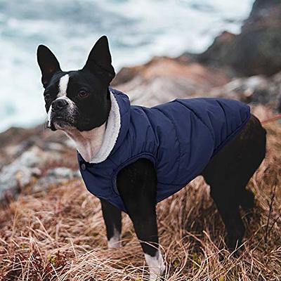 Dog Fleece Hoodie, Windproof Waterproof Dog Coat Fleece & Cotton
