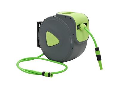 Retractable Garden Hose Reel Wall Mounted Hose Reel Automatic Rewind -  Yahoo Shopping