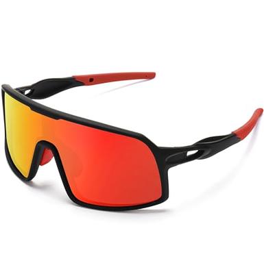 EPHIU Square Sports Polarized Sunglasses for Women and Men Mirror