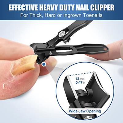 Toe Nail Clippers for Thick Nails and Ingrown Toenails, Heavy Duty Toenail  Clippers, One of the Large Nail Nipper, Especially Suitable for Seniors