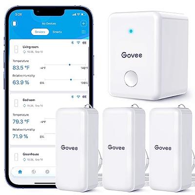 Govee WiFi Hygrometer Thermometer Sensor 3 Pack, Indoor Wireless Smart  Temperature Humidity Monitor with Remote App Notification Alert, 2 Years  Free Data Storage Export, for Home, Greenhouse - Yahoo Shopping