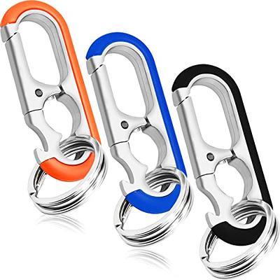 3pcs Keychain Key Ring Carabiner Clip Bag Keyring Chain Fob Holder