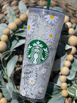 Starbucks DIY Snow Globe Glitter Tumbler 