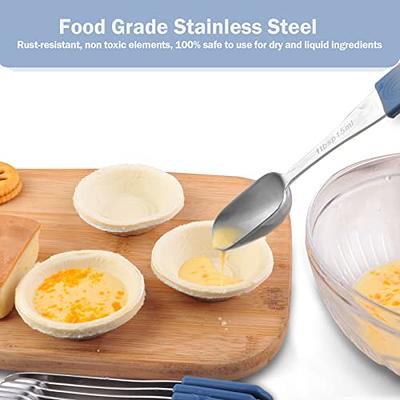  Measuring Spoons: U-Taste 18/8 Stainless Steel Set of 7 Piece:  1/8 tsp, 1/4 tsp, 1/2 tsp, 3/4 tsp, 1 tsp, 1/2 tbsp & 1 tbsp Dry and Liquid  Ingredients: Home & Kitchen