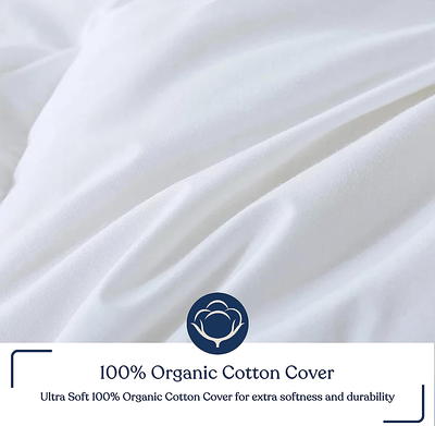 L LOVSOUL Microfiber Comforter Queen,Premium Brushed Microfiber Cover,Soft  Plush Down Alternative Comforter Duvet Insert,Beige,90x90Inches