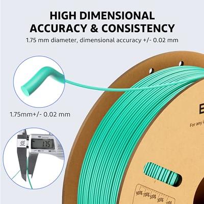 ELEGOO PLA 3D Printer Filament 1.75mm, Dimensional Accuracy +/