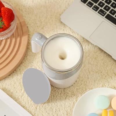 FOXNSK Automatic Magnetic Stirring Coffee Mug, Self Stirring Mug Magnetic Stirring Cup Rotating Home Office Travel Mixing Cup Suitable for Coffee