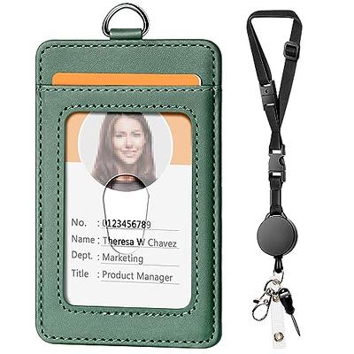 Leather Badge Holder and Adjustable Retractable Lanyards, Quick Release  Buckle and Safety Breakaway Lanyards with Swivel Metal Clasp for Offices,  Staff, Students, Employees - Yahoo Shopping