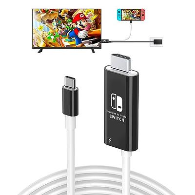 JINGDU Portable HDMI Adapter Compatible with Nintendo Switch NS/OLED, USB C  to HDMI Cable Replaces The Original Switch Dock for TV Screen Mirroring,  Convenient for Travel, 4K HD, 2m, Black - Yahoo