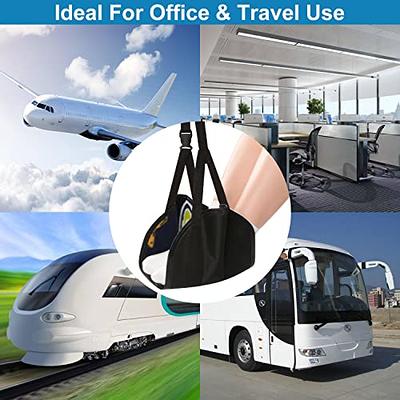 HOMCA Travel Pillow, Portable Head Neck Rest Inflatable Pillow from, Design  for Airplanes, Cars, Buses, Trains, Office Napping, Camping - Includes