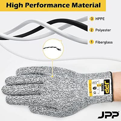 JPP Premium Cut Resistant Gloves, CE Level 5 Protection, PU Coated