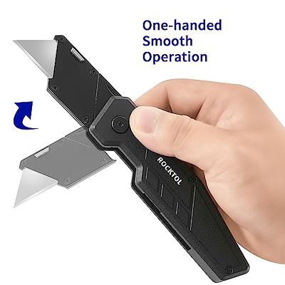 Husky Utility Knife Set 3-Piece, Utility Knife Blades with Folding  Sure-Grip Lock Back Utility Knives, Quick-Change Mechanism Heavy Duty  Utility Knife