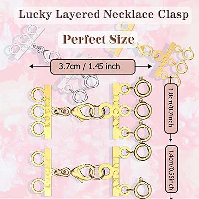  Dailyacc Lucky Necklace Layering Clasp 18K Gold and