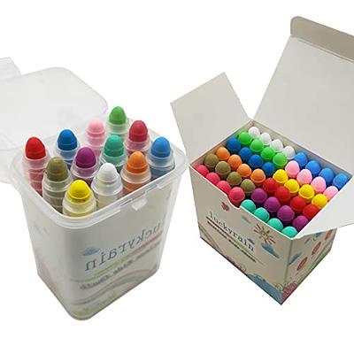 Crayola Non-Toxic White Chalk(12 ct box)and Colored Chalk(12 ct box) Bundle