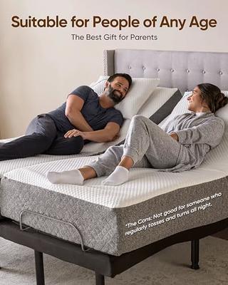 Split King Adjustable Bed Frame with Massage, Anti-Snore, Zero Gravity,  Dual USB Charging Station, Under Bed Nightlight, Wireless Remote Head and  Foot