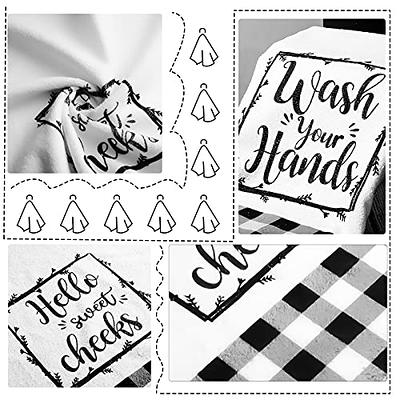 2 Pieces Funny Hand Towels with Sayings Hello Sweet Cheeks Wash Your Hands  Bathroom Hand Towels Rustic Cute Dish Kitchen Towels for Bathroom Home