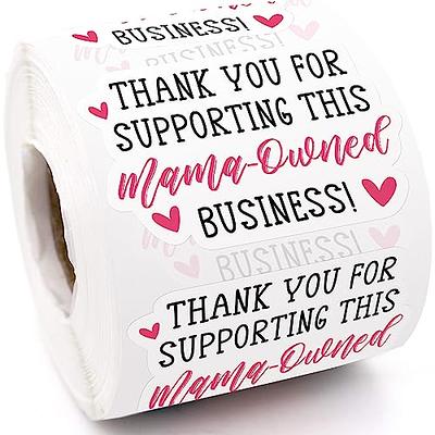 Ymuklns Thank You for Supporting This 500-Pieces of 1.5-Inch Stickers Thank  You Cute Stickers to Express Gratitude to Customers for Small Businesses,  Small Shops, Mail Bags, Gift Bags - Yahoo Shopping