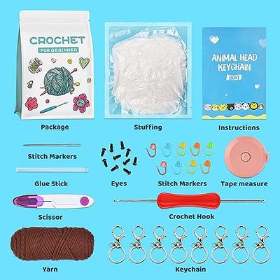 LAKIX Crochet Kit for Beginners, 8PCS Crochet Animal Kit for Adults and  Kids, Beginner Crochet Kit for Gifts, Learn to Crochet Kits with  Step-by-Step Video Tutorials - Yahoo Shopping