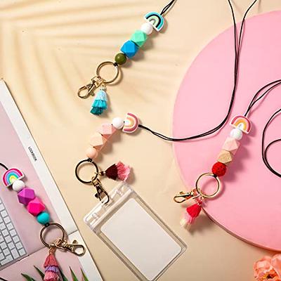 Cute Silicone Beaded Teacher Lanyard Necklace Key Lanyard Keychain Id  Holder Teacher Lanyards for Id Badges and Keys for Women Employees Students  (Cute Lanyard-01) - Yahoo Shopping