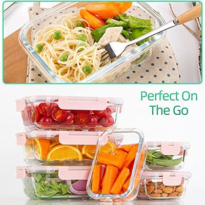 DIBOLASC Meal Prep Containers, 32oz Extra-thick Food Storage Containers  with Lids, Reusable Plastic Bento Lunch Box, Disposable Bento Box, BPA  Free