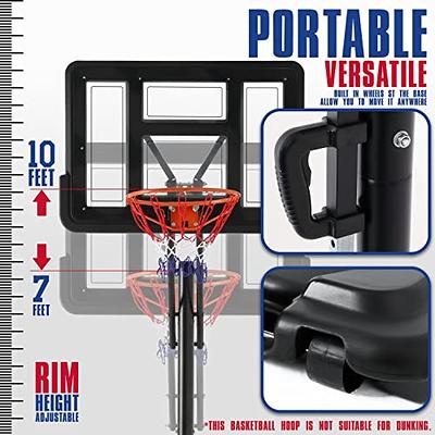 43 Indoor/Outdoor Height Adjustable Basketball Hoop