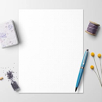 DOTTED PAPER: Dotted Notebook Paper Letter Size 8.5 X 11 | Bullet Dot Grid  Graphing Pad Journal With Page Numbers For Drawing & Note Taking (Black