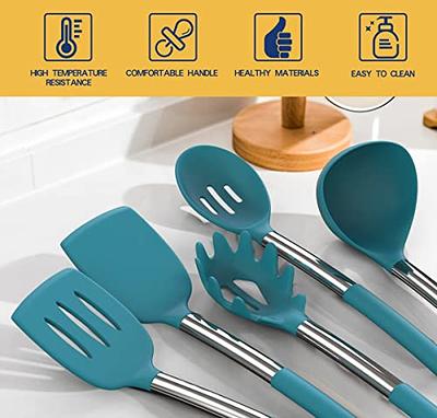 Silicone Kitchen Utensil Non-Stick Silicone Kitchen Utensils, Heat