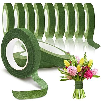 Green Floral Tape Craft, Green Tape Flowers