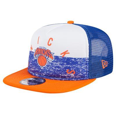 Men's New York Knicks New Era Blue Game Day Hollow Logo Mashup 59FIFTY  Fitted Hat