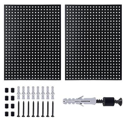 Office Wall Organizer - Steel Pegboard - Black - Wall Control