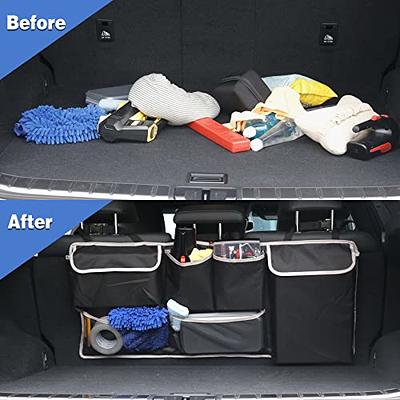 UYYE Trunk Hanging Organizer,Backseat Bag, Car Interior Accessories with 4  Pockets & 2 Mesh Pouches for Groceries, Will Provides More Storage Trunk  Space for SUV, Jeep，MPVs - Yahoo Shopping